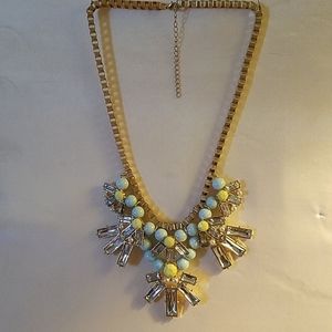 Art deco statement necklace